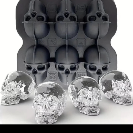 Skull Ice Molds – Chill Like a Villain