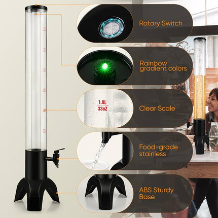 3L Bar Dispenser with Ice Tube™