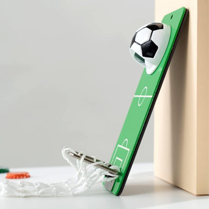 MagnoGoal™ Soccer Bottle Opener™ with Built-in Cap Collector