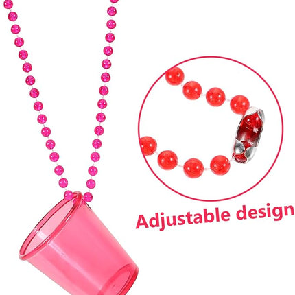 12-Pack Necklace Shot Glasses™ – Bachelorette & Bridesmaid Party Set