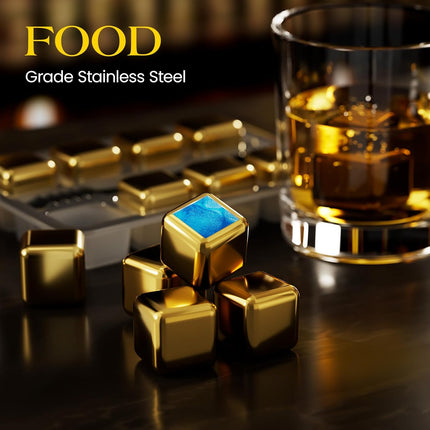 Steel Ice Cubes Set