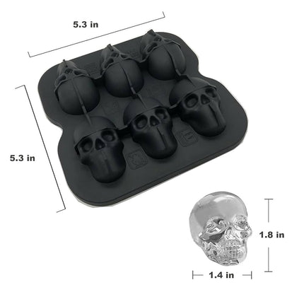 Skull Ice Molds – Chill Like a Villain
