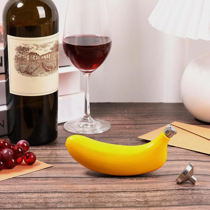 Steel Mini Banana Hip Flask™: