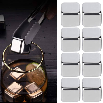 Steel Ice Cubes Set