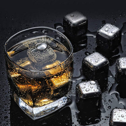 Steel Ice Cubes Set