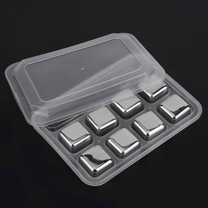 Steel Ice Cubes Set