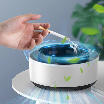 🔄 360° Smoke Filter Ashtray – Odor & Secondhand Smoke Eliminator