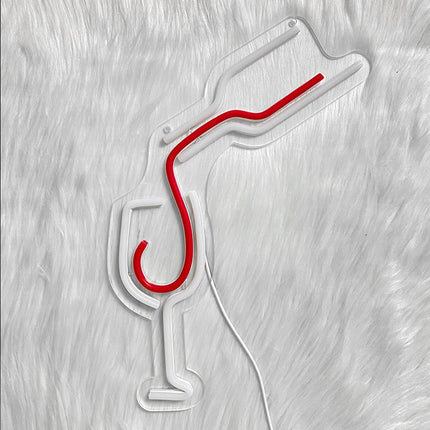 Red Wine Glass Led Neon Sign™