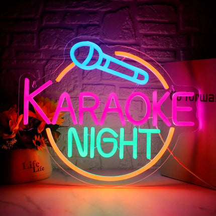 Karaoke Lounge Neon Light