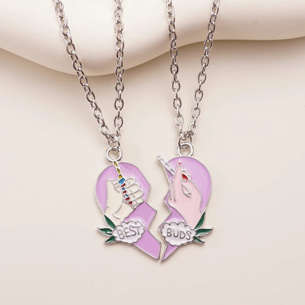 2 Pcs/set Best Friends Pendant