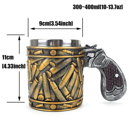 Revolver Gun Pistol Tankard Mug with 400ml™
