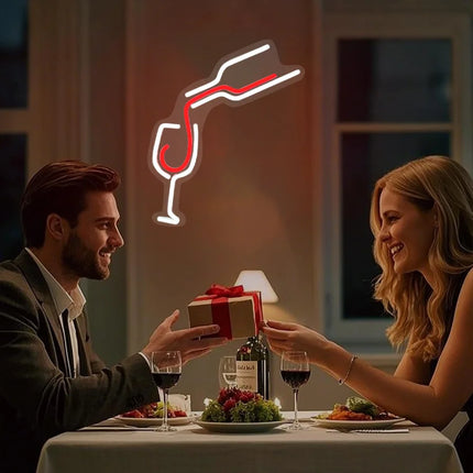 Red Wine Glass Led Neon Sign™