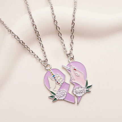 2 Pcs/set Best Friends Pendant