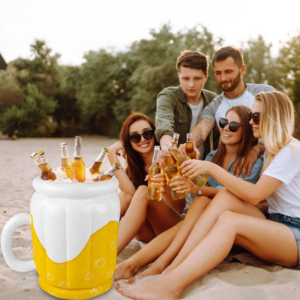 Inflatable Beer Ice Bucket – Pool Party Must-Have