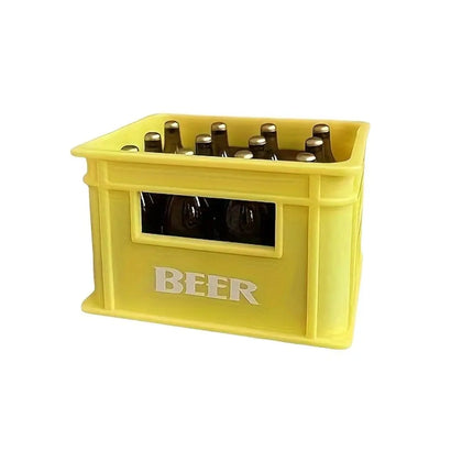 Plastic Bottle Opener Creative Portable Beer Box Shape Beverage Opener Dozen Of Beer Box Shape Magnetic Refrigerator Sticker