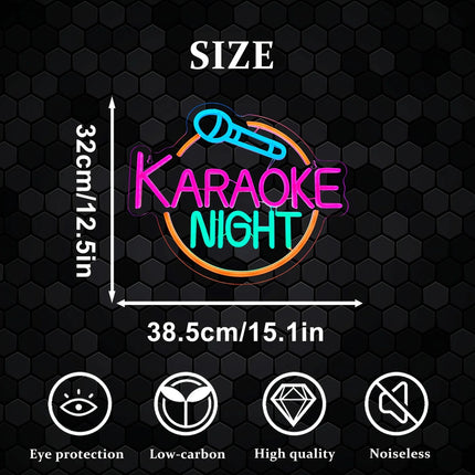 Karaoke Lounge Neon Light