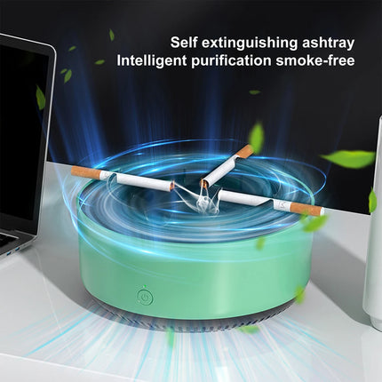 🔄 360° Smoke Filter Ashtray – Odor & Secondhand Smoke Eliminator