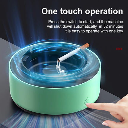 🔄 360° Smoke Filter Ashtray – Odor & Secondhand Smoke Eliminator