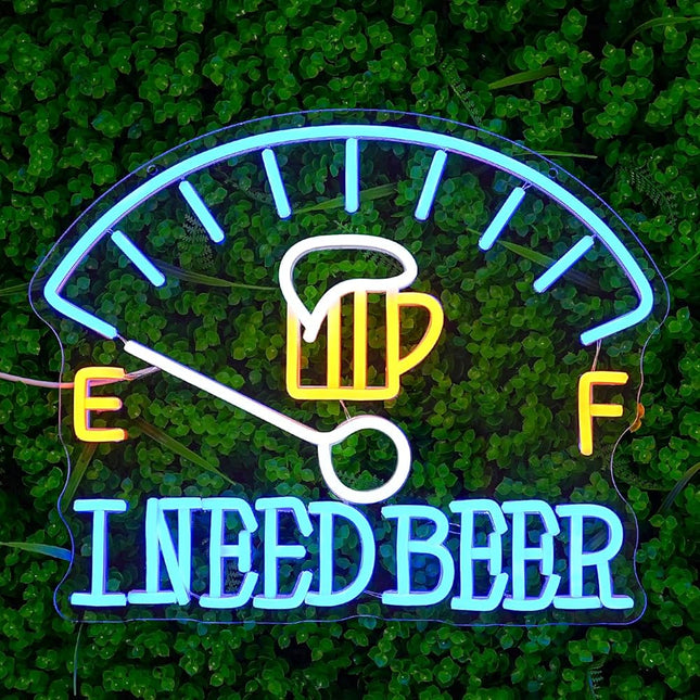 I Need Beer Neon Light