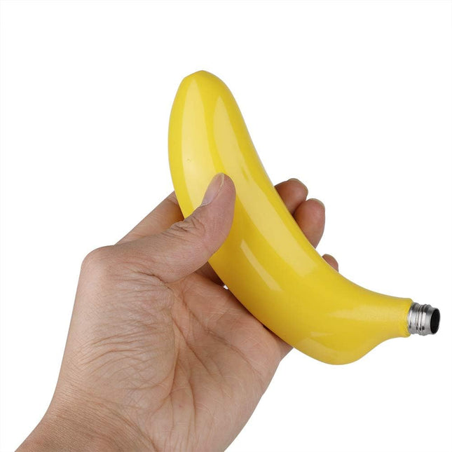 Steel Mini Banana Hip Flask™: