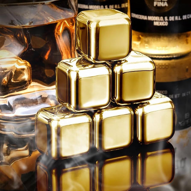 Steel Ice Cubes Set