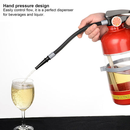 BlazeTap™ – 1.5L Drink Dispenser™ – Fire Extinguisher Design for Party & Bar