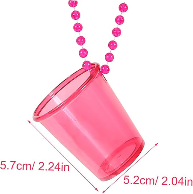 12-Pack Necklace Shot Glasses™ – Bachelorette & Bridesmaid Party Set