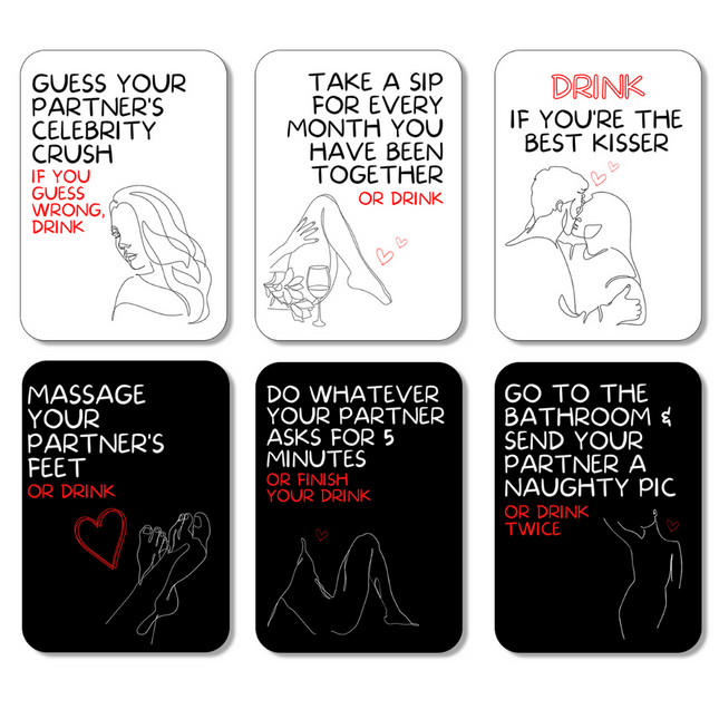 🃏 Drunk Desires – +18 Drinking Game for Couples