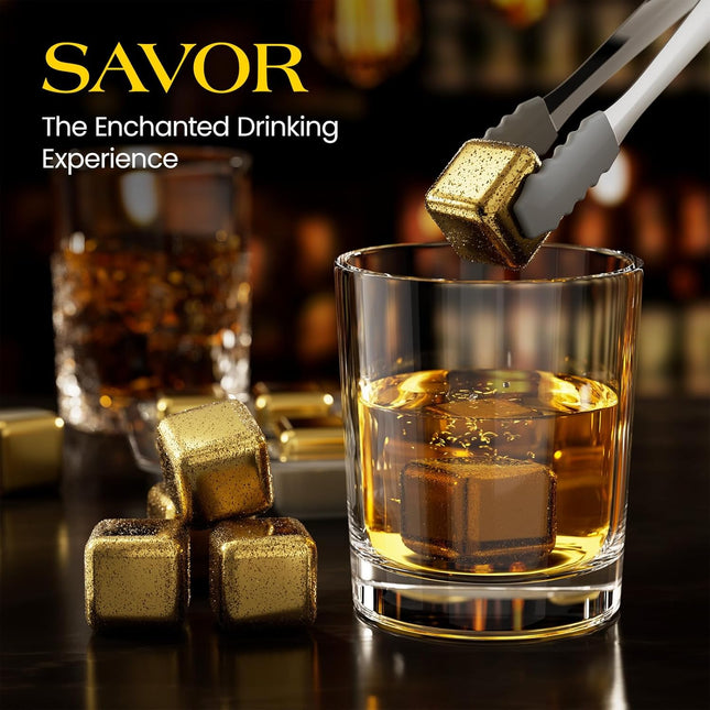 Steel Ice Cubes Set