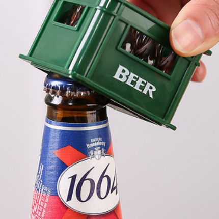 Plastic Bottle Opener Creative Portable Beer Box Shape Beverage Opener Dozen Of Beer Box Shape Magnetic Refrigerator Sticker