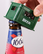 Plastic Bottle Opener Creative Portable Beer Box Shape Beverage Opener Dozen Of Beer Box Shape Magnetic Refrigerator Sticker