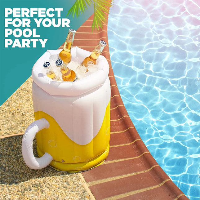 Inflatable Beer Ice Bucket – Pool Party Must-Have