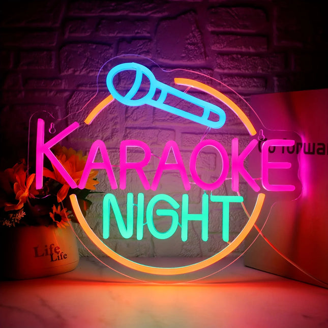Karaoke Lounge Neon Light