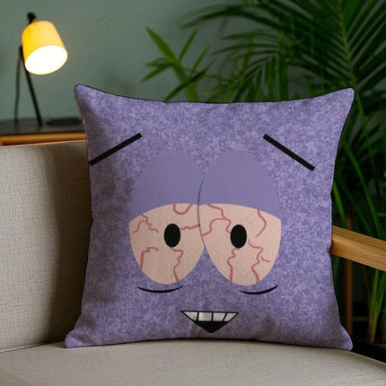 Southpark  Pillow Case Anti-dustmite Pillowcase Invisible Zipper