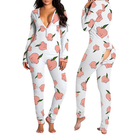 Midnight Mood™ Long Sleeve Slim Pajama Romper – Detachable & Stretchy