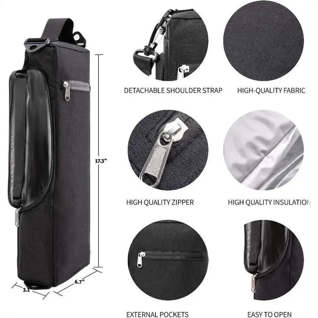 Portable Golf Outdoor Beverage Storage Bag Insulated Handheld Ice Pack Portable Coca-Cola Red Wine Chilling Bag Polyester Fiber
