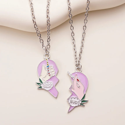 2 Pcs/set Best Friends Pendant