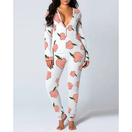 Midnight Mood™ Long Sleeve Slim Pajama Romper – Detachable & Stretchy